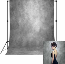 5X7Ft Abstract Grey Backdrop for Photography Vintage Gray Photo Backdrop Portrai