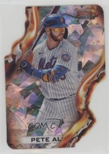 2021 Bowman's Best Heatwave Die-Cut Atomic Refractor Pete Alonso #HW-17 3q5