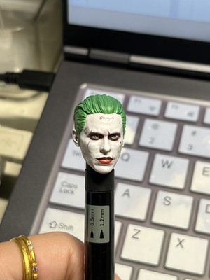 1/12 Painted Jared Leto Joker Head Carved Fit 6'' ML Action Figure