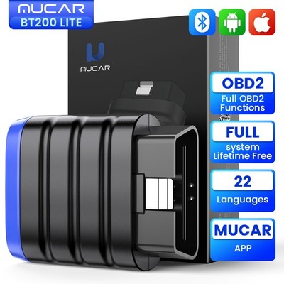 MUCAR BT200 LITE KFZ OBD2 Auto Diagnosegerät Scanner ECM/TCM/ABS Alle System DE