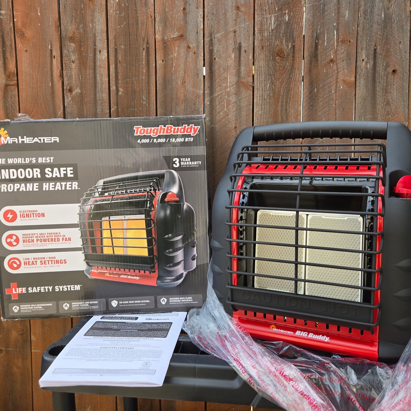 Mh18b Tough Buddy Portable Propane Heater 18,000 Btu