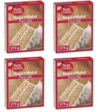 Betty Crocker Super Moist Cherry Chip Cake Mix, 375g (4 Pack)