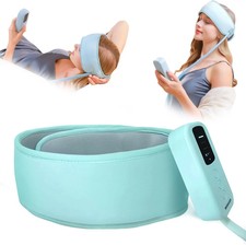 Electric Head Eye Massager Airbag Heating Kneading Headache Migraine Relief..