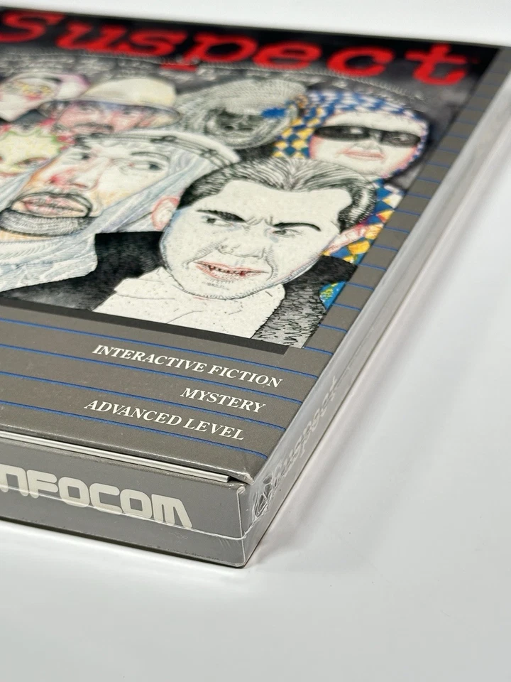 Suspect IBM Commodore 64 C64 Infocom Video Game New Sealed Big Box Mystery RARE - Image 3 of 4