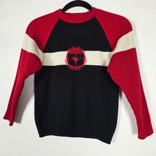 Vintage Y2K Disney Jeans Racing Team Wool Blend Youth Size 7/8 Sweater