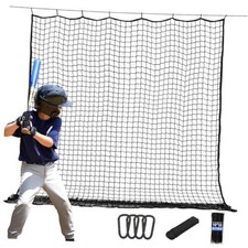 Baseball Softball Backstop Nets, Heavy Duty Sports Practice Nets, 10x30ft
