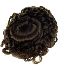Dollyspun Synthetic Fiber Hair Doll Making Crafts Cap 12 Dk Brown 01057 Vintage