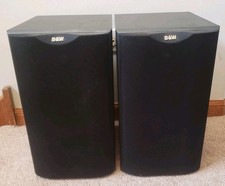 B&W DM601 S2 Bookshelf Speakers Pair Black