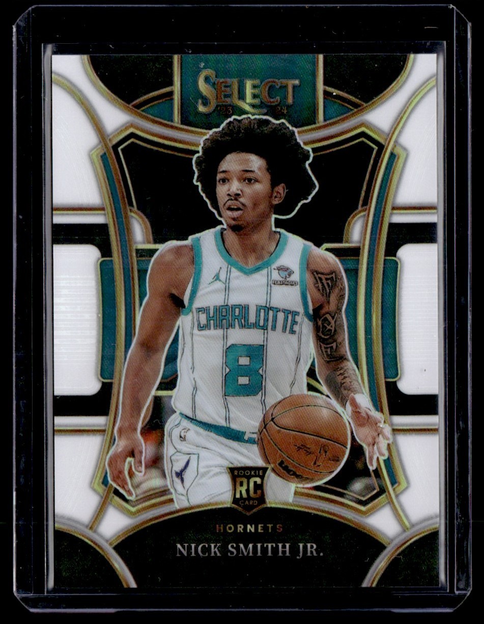 2023-24 Panini Select White Prizm Rookie Nick Smith Jr RC 38/149 #310