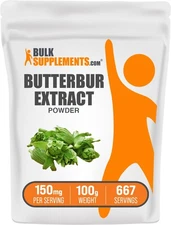 BulkSupplements Butterbur Extract Powder 100g - 150mg per Serving
