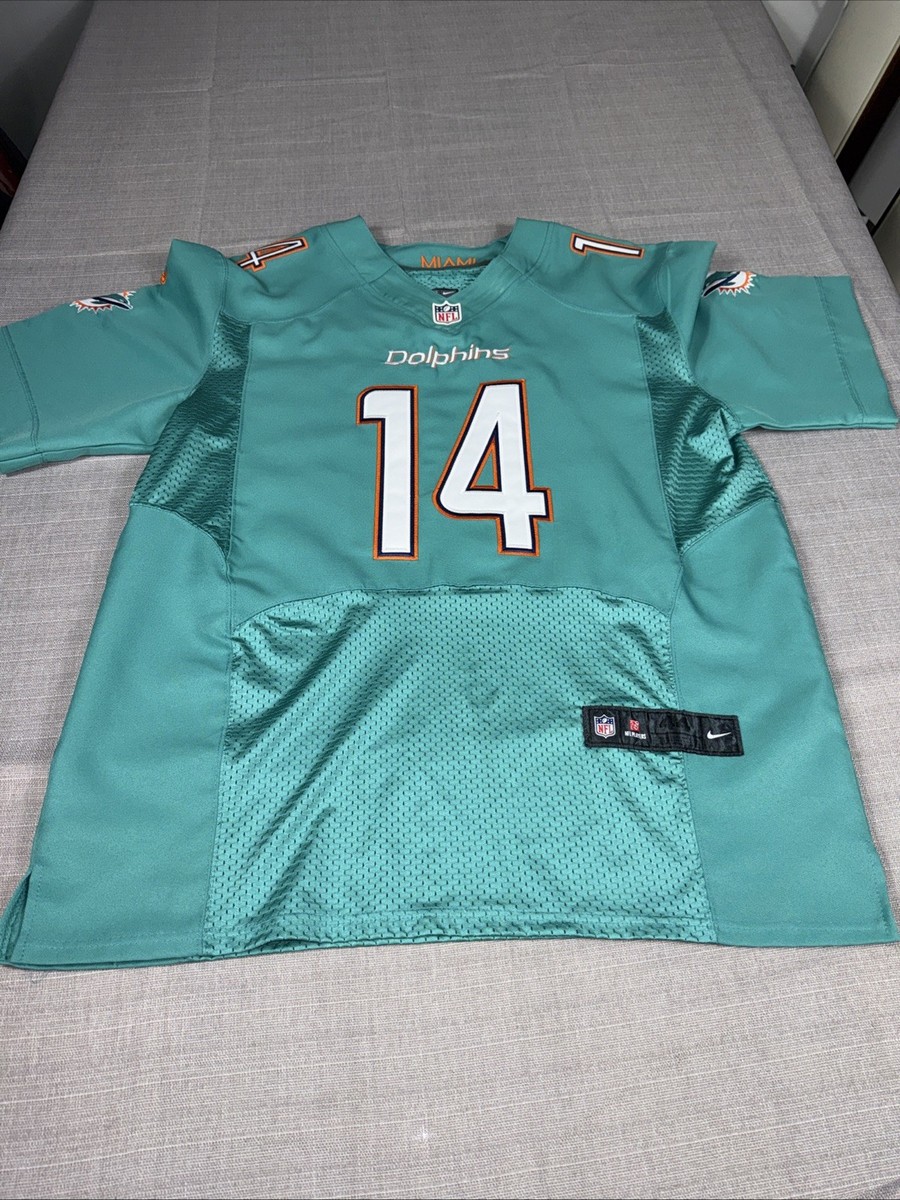 Nike Miami Dolphins Jarvis Landry #14 NFL On Field Game Aqua