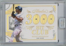 Rickey Henderson 2025 Flawless 3,000 Hit Club #12 Gold 3/10 San Diego Padres