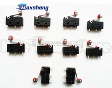 10Pcs Mini Micro Limit Switch Roller Lever Arm Subminiature SPDT Snap Action LOT