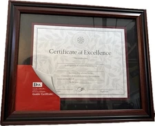 DAX 11 X 13  FRAME FOR  8.5 X 11 DOCUMENT DIPLOMA CERTIFICATE LOT OF 2 NEW