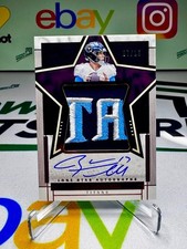 2023 Panini One Ryan Tannehill Lone Star Game Jersey Patch AUTO /15 - Tennessee