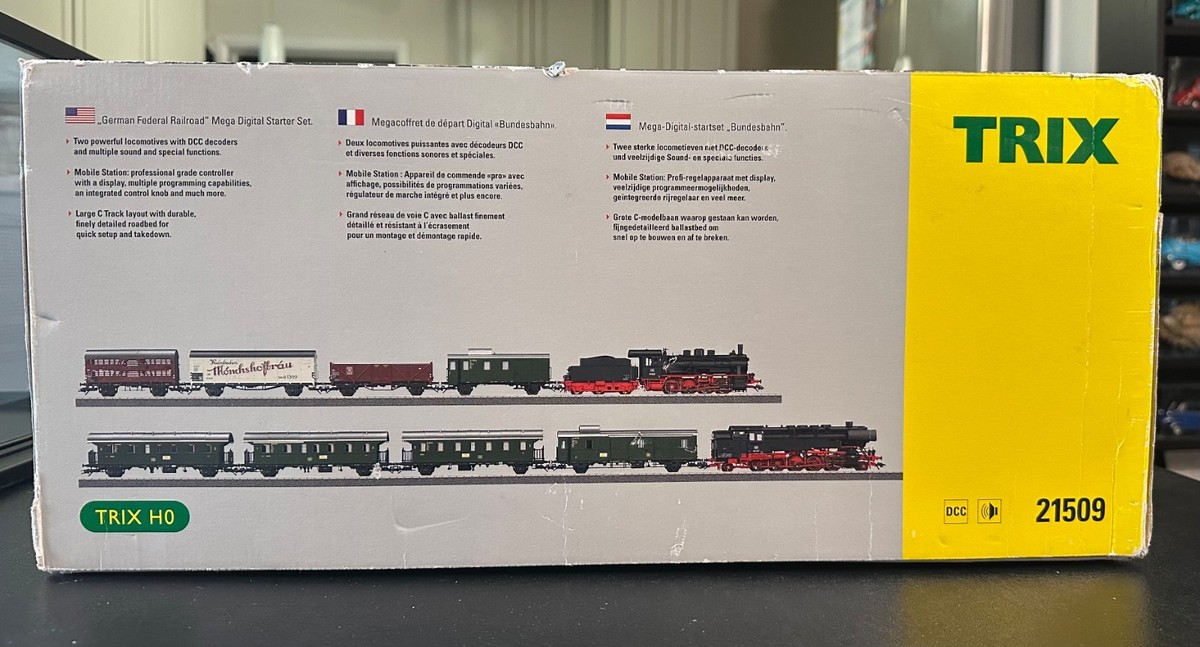 Trix #21509 HO Starter Set w/2 Complete Train Consists w/DCC/S | eBay