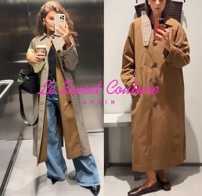 ZARA WOMAN NWT FW25 TRENCH REVERSIBLE ZW COLLECTION 3811/247/732
