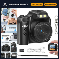 4K HD Mini Camera - Ultra-Portable Keychain Video Recorder, 32GB Card, Long Batt