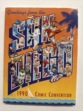 San Diego COMIC CON International 1990 Program Guide Souvenir BOOK Kirby Eisner