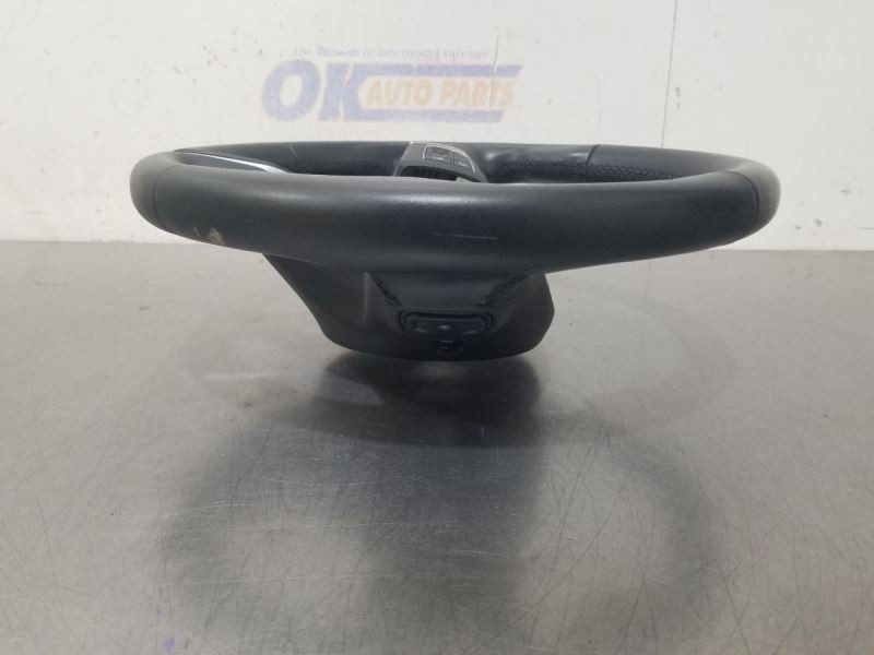 17 2017 MASERATI LEVANTE OEM STEERING WHEEL BLACK LEATHER 