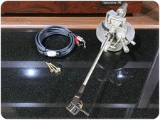 DENON DA-402 Tonearm w/ Straight Pipe PHONO Cable Tested Works Japan GS03 2.0