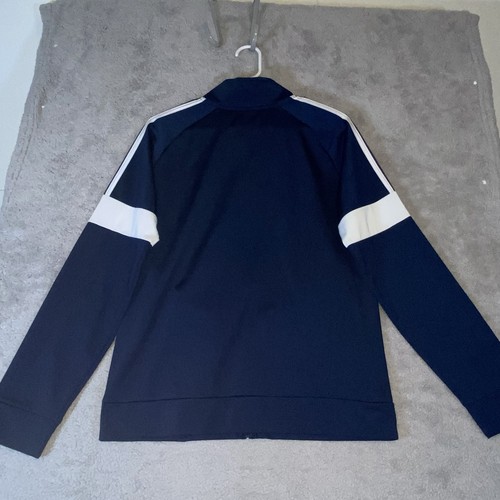 Adidas Youth XL (18/20) Track Jacket Navy White Full Zip Athletic AP5482 - Picture 5 of 9