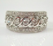 Art Deco Antique 3.50 Ct White Diamond Vintage Wedding Ring 925 Sterling Silver