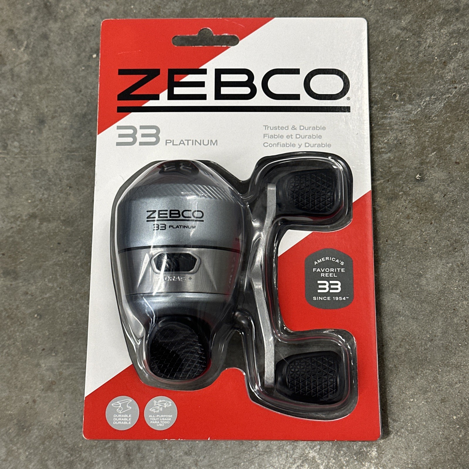 Zebco 33 Platinum Fishing Reel Preloaded with 10 lb. Fishing