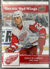 2025-26 Detroit Red Wings Centennial Dino Ciccarelli #75 Base