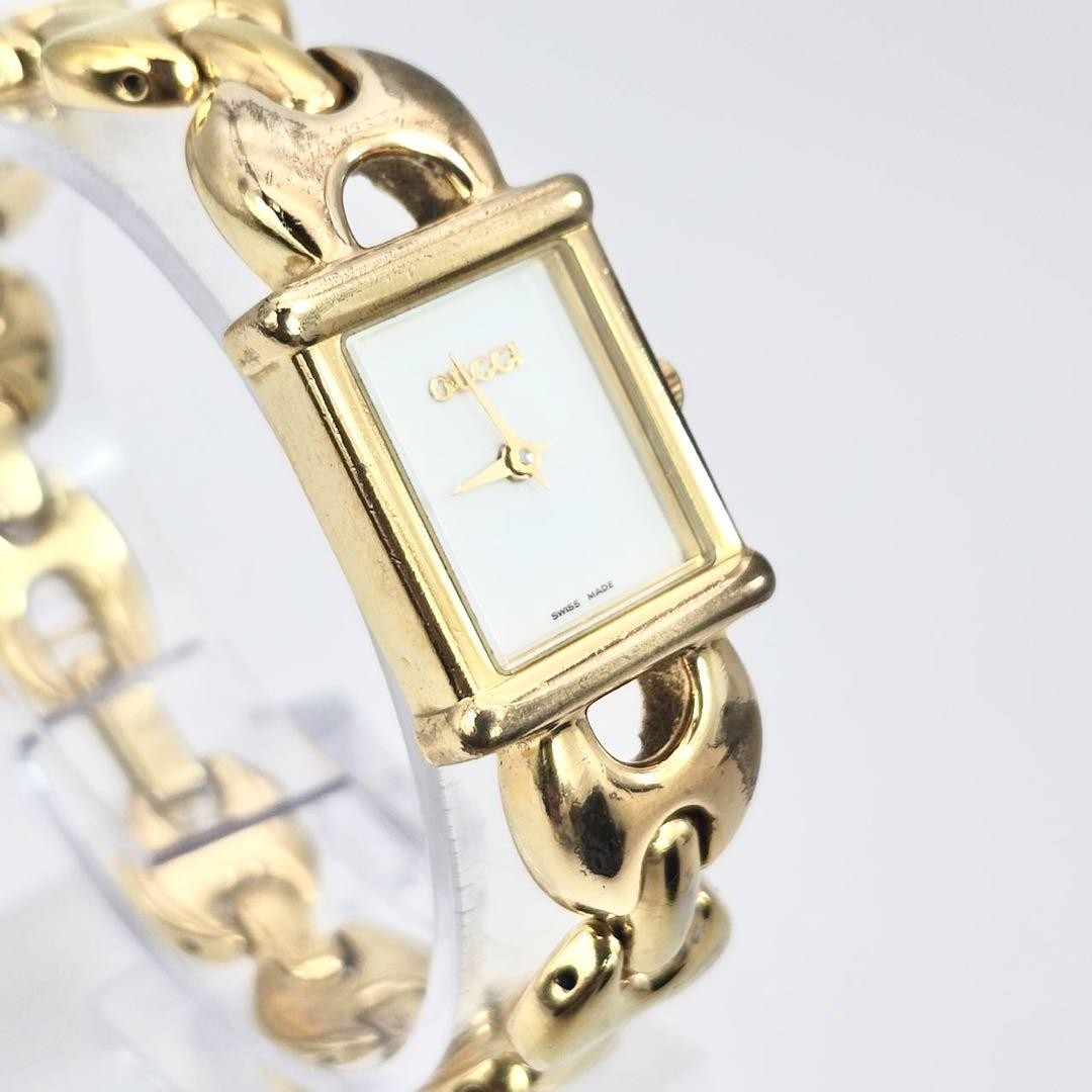 GUCCI 18金　腕時計 GUCCI 1800L Women's Watch Gold Chain Bracelet GUCCI,15365 | eBay
