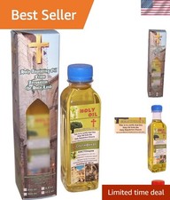 Holy Anointing Oil from Jerusalem - Large Blessed Olive Oil from Holy Land, 3...