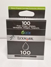 NEW SEALED Genuine Lexmark 100 Black Ink Cartridge 14N0820