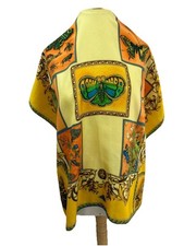 S32 atelier Versace silk multicolore Scarf 34 inch Has Stain