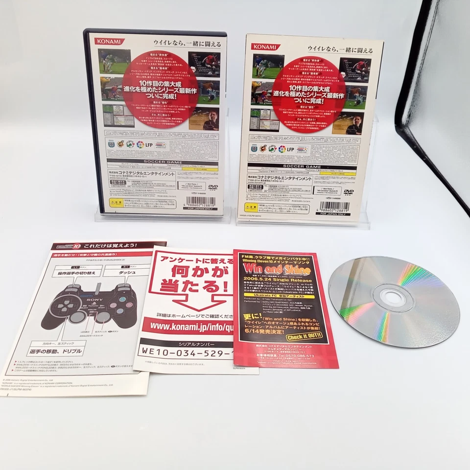 World Soccer Winning Eleven 10 PlayStation 2 PS2 & Guidebook Japanese Complete - Image 3 of 3