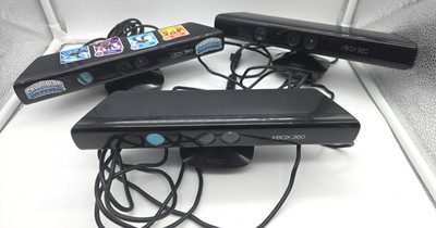 Lot Of 3 Microsoft Xbox 360 Kinect Sensor Bars Model 1414