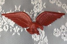 Vtg Royal Cast Aluminum Bald Eagle Wall Plaqu...