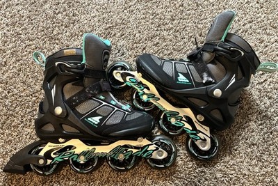 Rollerblade women size 8 US Microblade 80 ALU W