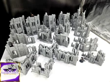 10th Edition Tournament Set Gothic Warhammer 40K Terrain For Tournament Play