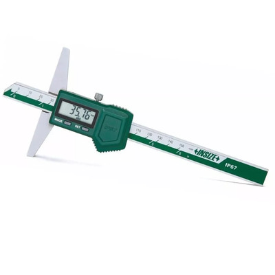 Insize 1149-150 Digital Depth Gage IP67 Waterproof Range 0-150mm/0-6''