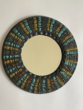 ARTE SARDA GIUSEPPE SILECCHIA SPECCHIO CORNICE CERAMICA DESIGN ARREDAMENTO