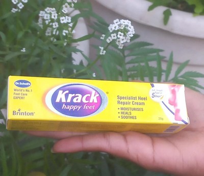 Krack Heel Repair Cream 25g Cracked Feet With the Healing Power of 7 Herbs