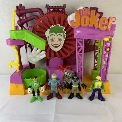 Fisher Price Imaginext ''The Joker Fun House'' Batman Playset 2009 w/ Figures!