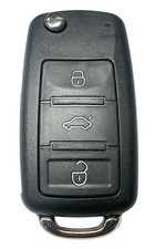 RFC 3 button flip key case for Audi A8 D3 remote key fob 2002- 2009 HU66 blade