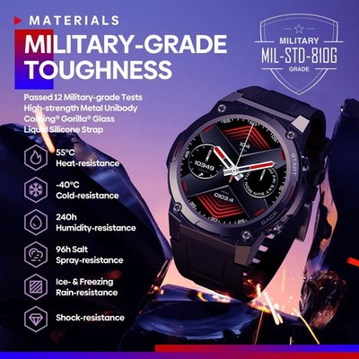 Zeblaze VIBE 7 PRO Voice Calling Sport Smart Watch 1.43 Inch AMOLED Display