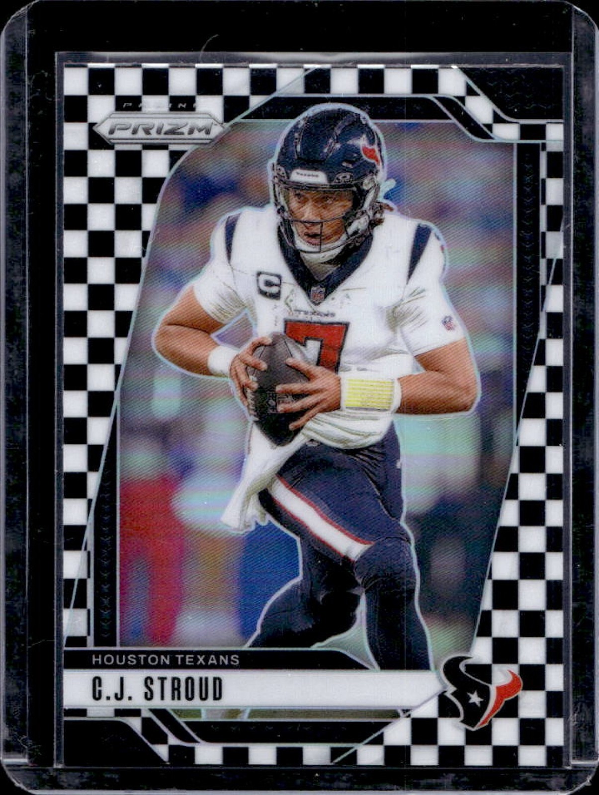 2024 Prizm C.J. Stroud Black and White Checker #111 Texans