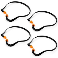 Reusable Silicone Orange Earplugs for Shooting Range Gun Hearing Protection