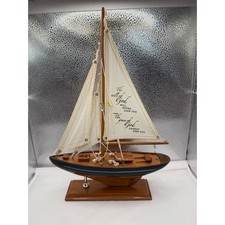 木制帆船模型古董模型船| eBay