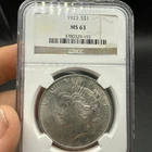 1923 Peace Dollar $1 NGC MS63