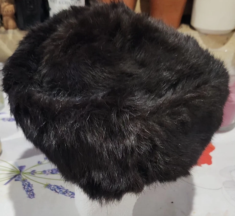 Chapka Russe En Fourrure MVM CCCP Années 80's 18-19cm - Photo 2/3