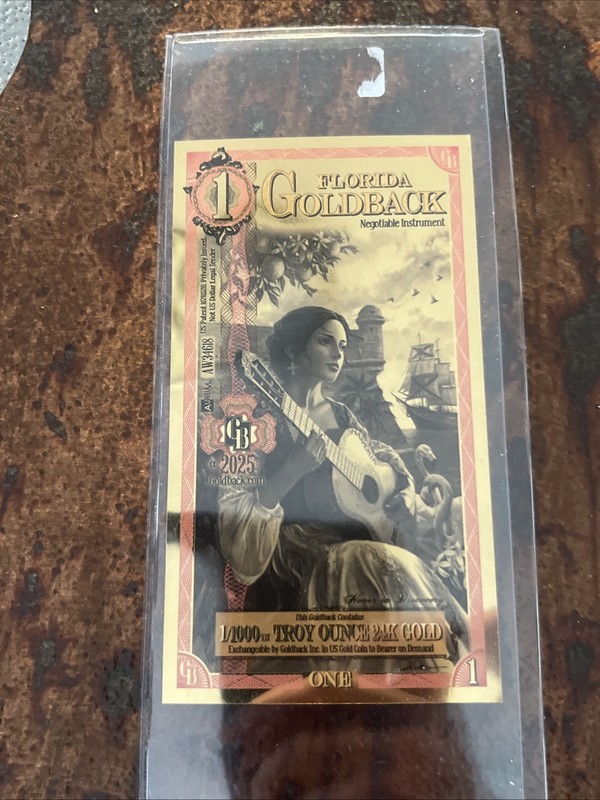  1 Florida Goldback! 